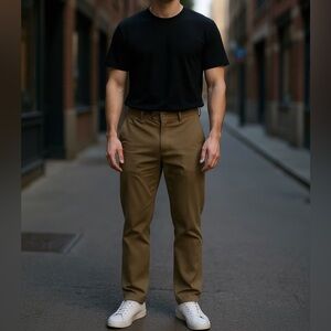 Hart Schaffner Marx Men's Khaki Chinos
